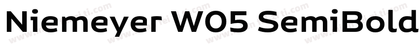 Niemeyer W05 SemiBold Regular字体转换